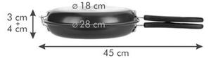 TESCOMA obojstranná panvica PRESTO ø 26 cm