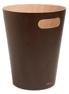 Hnedý kancelársky odpadkový kôš 7,5 l Woodrow – Umbra