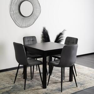Rozkladací stôl 80 - 160cm Max čierny 2/2 | jaks