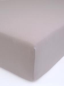 Jersey plachta s elastanom Deluxe 220 × 200 cm – cappuccino
