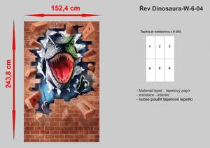 Detské tapety, Rev Dinosaura, Walltastic - 152x243cm