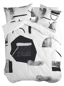 Bavlnená obliečka na paplón Blanc Shapes, 140 × 200 cm