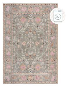 Svetlozelený prateľný koberec 115x170 cm Una Floral – Flair Rugs