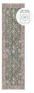 Zelený prateľný behúň 60x230 cm Beau Floral – Flair Rugs