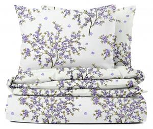 Ervi bavlnené obliečky - kvitnúce fialový strom