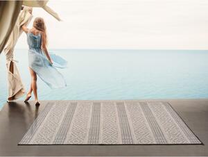 Béžový vonkajší koberec Universal Cork Lines, 115 x 170 cm