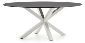 Jedálenský stôl so sklenenou doskou 100x200 cm Argo – Kave Home