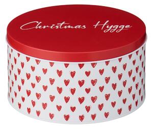 Okrúhla plechová dóza Christmas Hygge