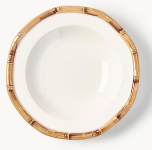 Ručne maľovaný hlboký tanier Bamboo