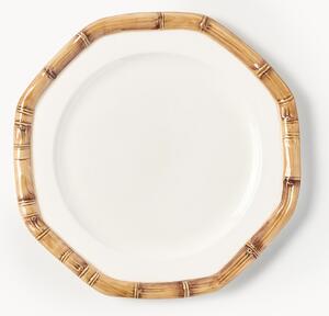 Ručne maľovaný plytký tanier Bamboo