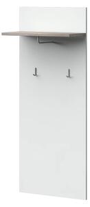 Decodom vešiakový panel MANHATTAN TYP 77 Biela arctic / Dub pílený bardolino