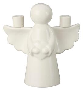 Svietnik z keramiky Angel