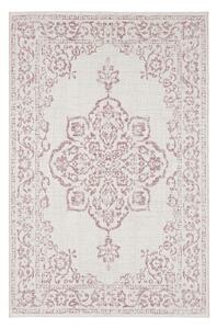 Červeno-krémový vonkajší koberec NORTHRUGS Tilos, 160 x 230 cm