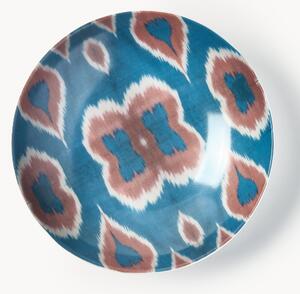 Ručne vyrobená porcelánová servírovacia miska Ikat