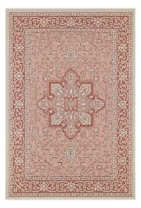 Červeno-béžový vonkajší koberec NORTHRUGS Anjara, 140 x 200 cm