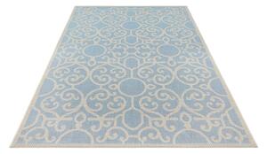 Modro-béžový vonkajší koberec NORTHRUGS Nebo, 140 x 200 cm