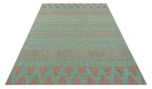 Zeleno-béžový vonkajší koberec NORTHRUGS Sidon, 140 x 200 cm