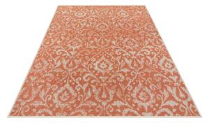 Oranžovo-béžový vonkajší koberec NORTHRUGS Hatta, 70 x 140 cm