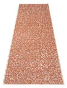 Oranžovo-béžový vonkajší koberec NORTHRUGS Hatta, 70 x 200 cm