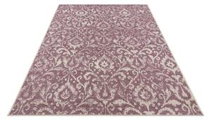 Fialovo-béžový vonkajší koberec NORTHRUGS Hatta, 70 x 140 cm