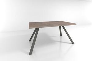 Jedálenský stôl MOST 160 Metallo_graubraun