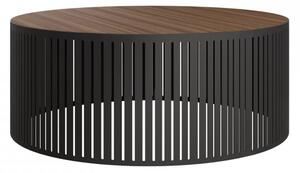 Mirjan24 Konferenčný stolík Kenozi, Farby: čierna / orech franklin 5903211545351