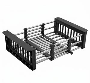 Teleskopický odkvapkávač na drez REA P14487 Black