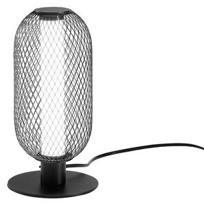 Stolová LED lampa INKAS, výška 28 cm, čierna, kov,, Čierna, Obývacia izba / jedáleň, kov