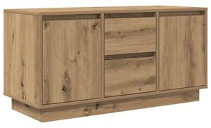 TV skrinka s LED svetlami dub artisan 100x41x50 cm
