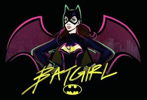 Umelecká tlač Batgirl, (40 x 26.7 cm)