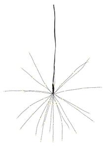 Závesná svietiaca LED dekorácia Star Trading Hanging Firework Dark Warm, ø 26 cm