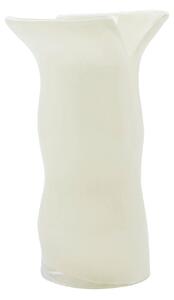 Sklenená váza Cuff Off-white