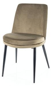 Jedálenská stolička KOYLO olivová/čierna