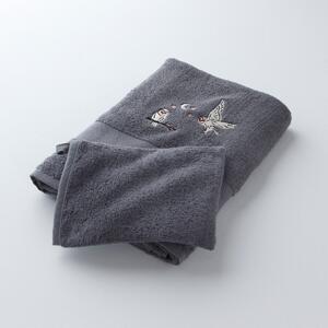 Froté súprava kúpeľňového textilu s výšivkou sovy