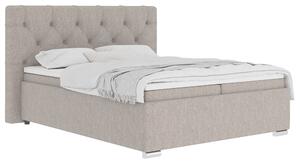 KONDELA Boxspringová posteľ 180x200, sivohnedná Taupe, MORINA