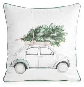 VIANOČNÁ DEKORAČNÁ OBLIEČKA NA VANKÚŠ COZY3 45X45 CM VZOROVANÁ