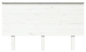 Čelo postele biele 139x6x82,5 cm masívna borovica