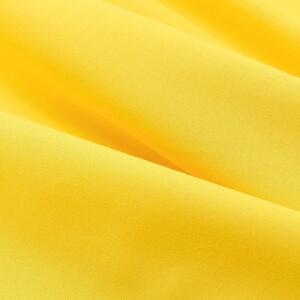 Goldea bavlnená jednofarebná látka - plátno suzy - žltá 160 cm