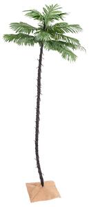 LED strom s dizajnom palmy 192 teplých bielych LED 300 cm