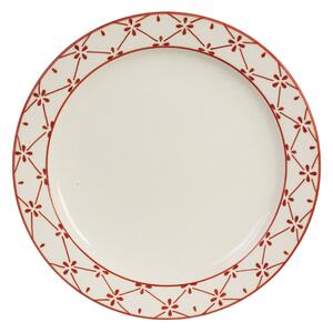 Keramický tanier Marion Clover Red Ø 26 cm