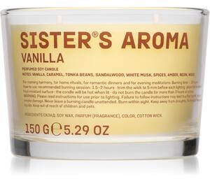 Sister's Aroma Candle Vanilla vonná sviečka 150 g