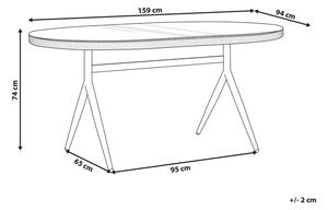Záhradný stôl Alrik (béžová). Vlastná spoľahlivá doprava až k Vám domov. 1077406
