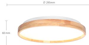 Brilagi - LED stropné svietidlo ALSON LED/24W/230V dub
