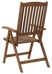Set 2 ks záhradných stoličiek Amati (tmavé drevo + krémová). Vlastná spoľahlivá doprava až k Vám domov. 1077465
