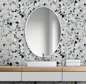 Zrkadlo Scandi Slim Owal White Rozmer: 40 x 60 cm