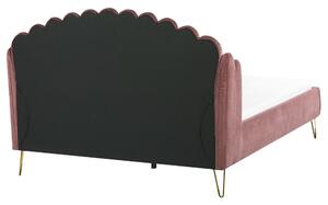 Manželská posteľ 160 cm Alise (ružová) (s roštom). Vlastná spoľahlivá doprava až k Vám domov. 1077494