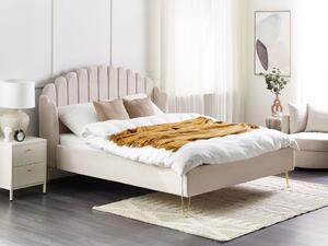 Manželská posteľ 160 cm Alise (béžová) (s roštom). Vlastná spoľahlivá doprava až k Vám domov. 1077504