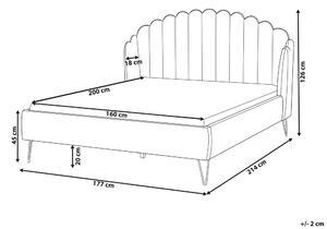 Manželská posteľ 160 cm Alise (béžová) (s roštom). Vlastná spoľahlivá doprava až k Vám domov. 1077504