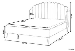 Manželská posteľ 180 cm Alise (béžová) (s roštom). Vlastná spoľahlivá doprava až k Vám domov. 1077505