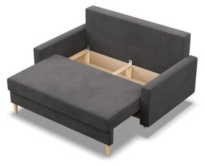 Dvojmiestna pohovka BLANK Comfort rozkladacia, sivá